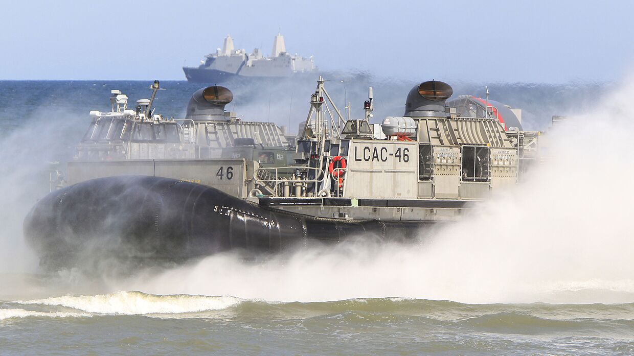 Учения NATO Baltops 2015 в Балтийском море в районе польского города Устка