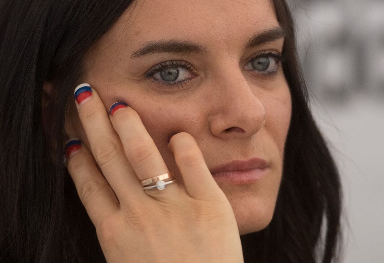 Елена Исинбаева провела открытую тренировку в Москве